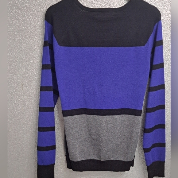 Carolyn Taylor Colorblock Raglan Sweater   Size XL - Picture 7 of 10